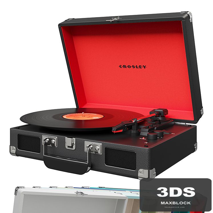 Crosley Cruiser Deluxe Portable Vinyl Player