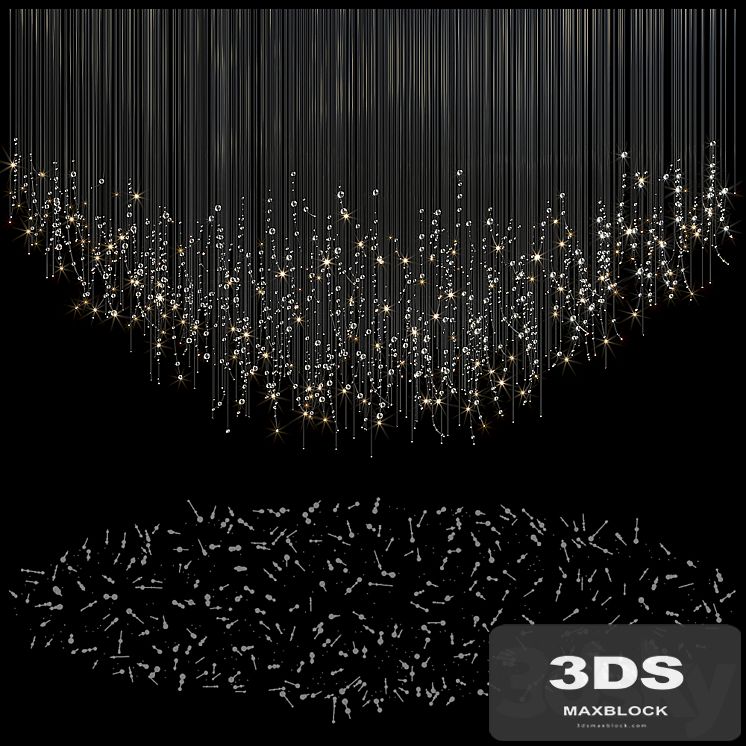 Chandelier Light Vargov - Fiber