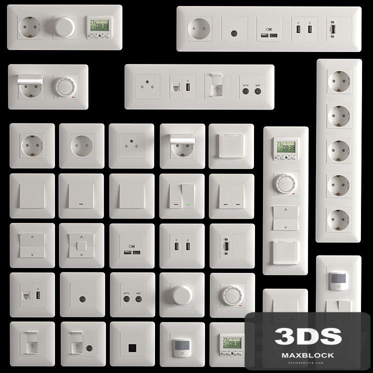 UNICA NEW Schneider Electric socket set