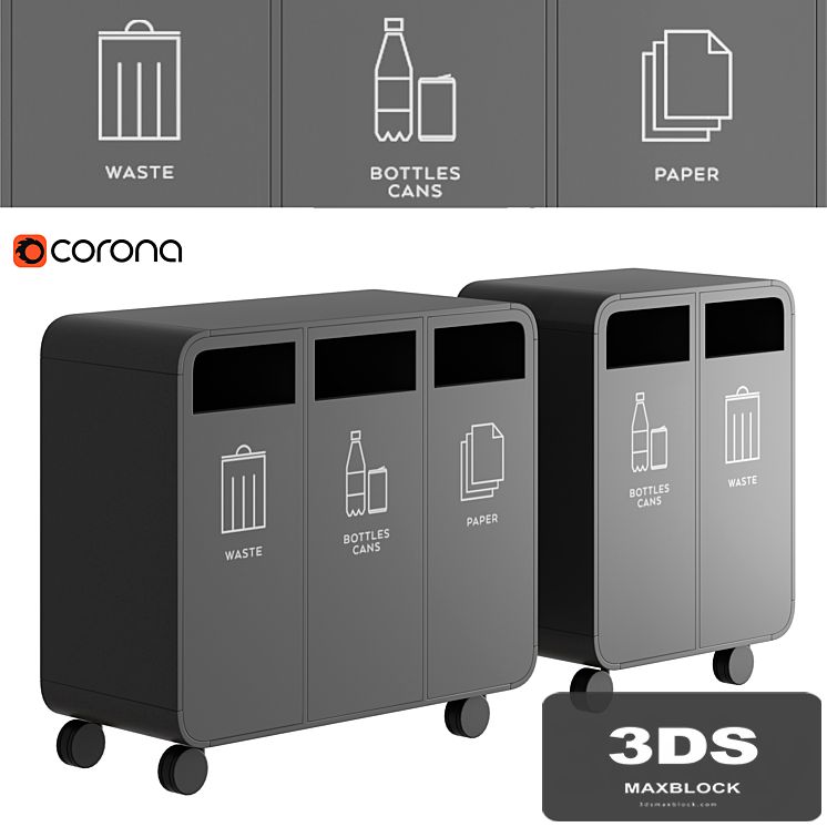 TreCe CLOUD | Litter bin