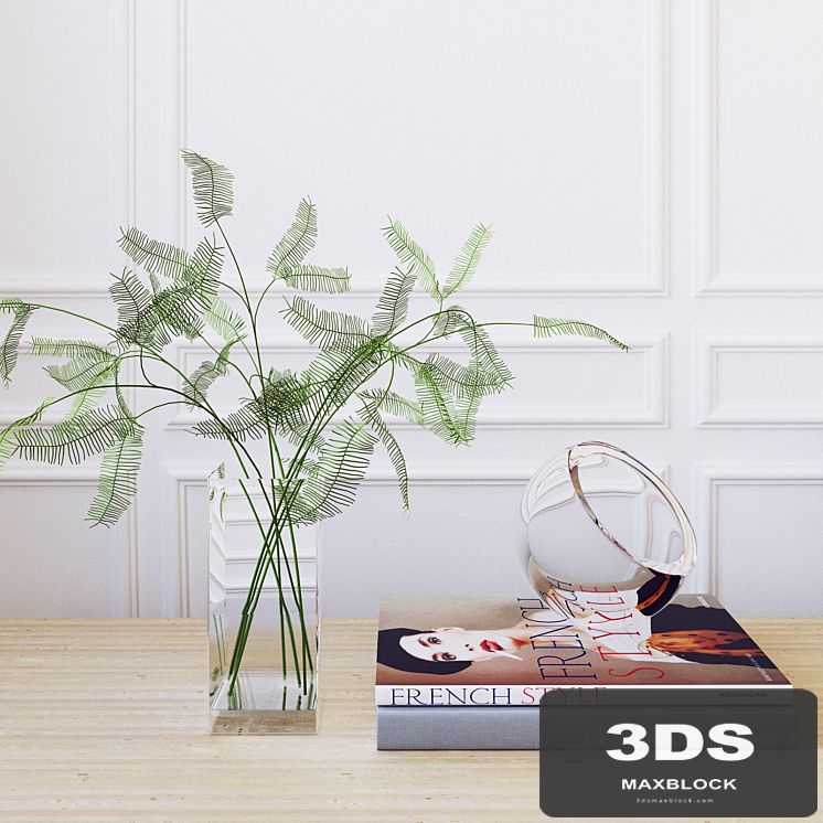 Decorative set (ferns)