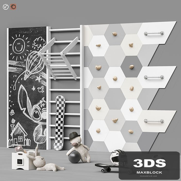 Toys and furniture set 91