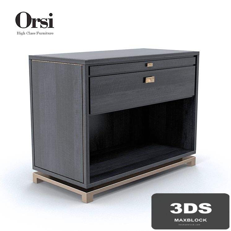 Orsi Bronze bedside table XI