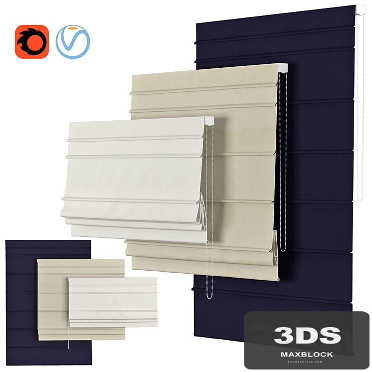 Roman Curtains 72 | Homedepot | Cordless Textured Room Darkening Fabric Roman Shade with Lining