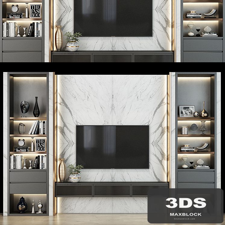 TV Wall set 0178