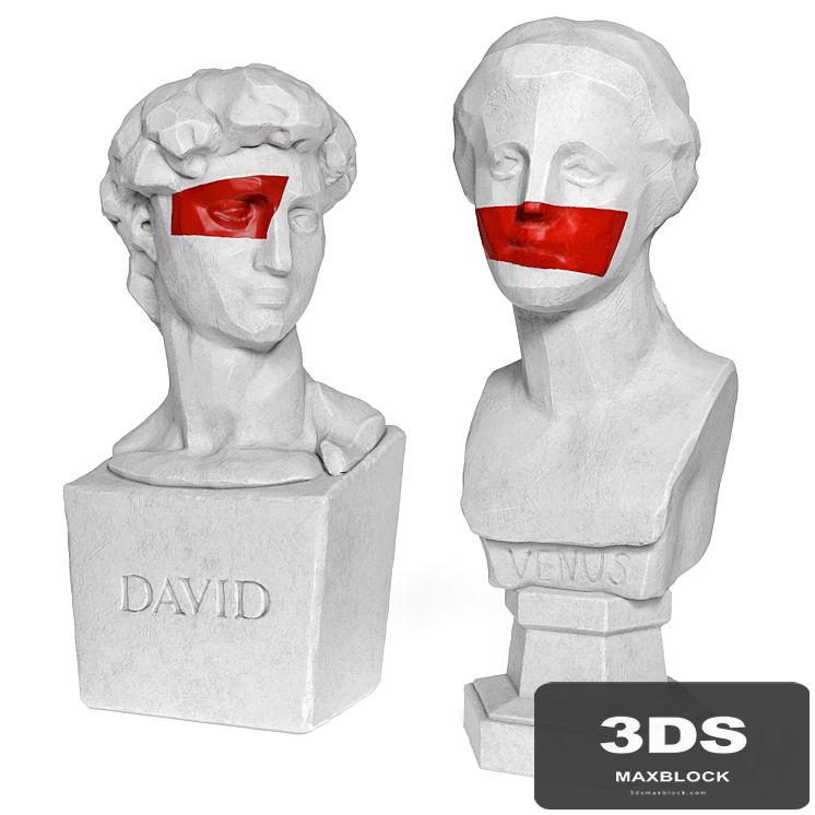 Venus and David edges bust