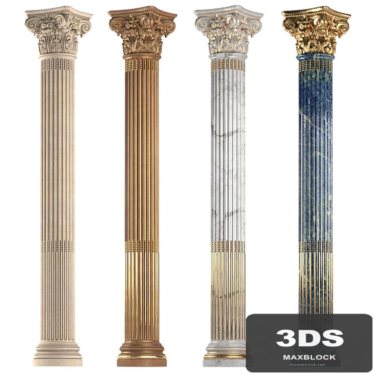 Round classic column.