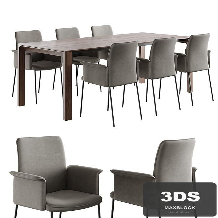 Dining set christine kroencke porto table / jaro 200 chair