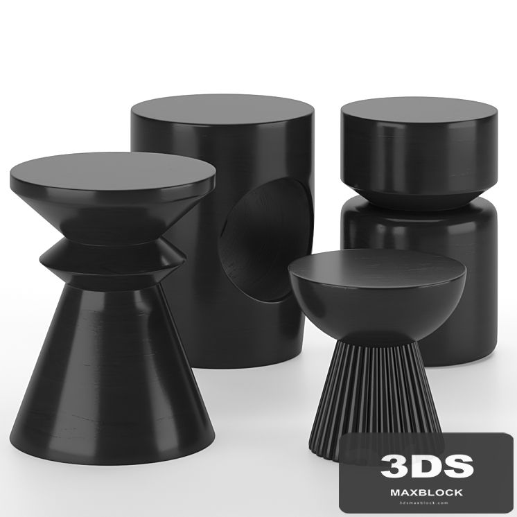 Set of side tables 01