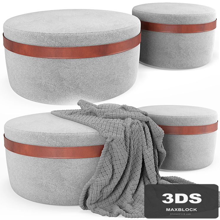 Pouf Jori Macaron