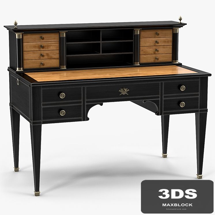 Moissonnier Ref 586 Empire Bureau A Gradin Desk