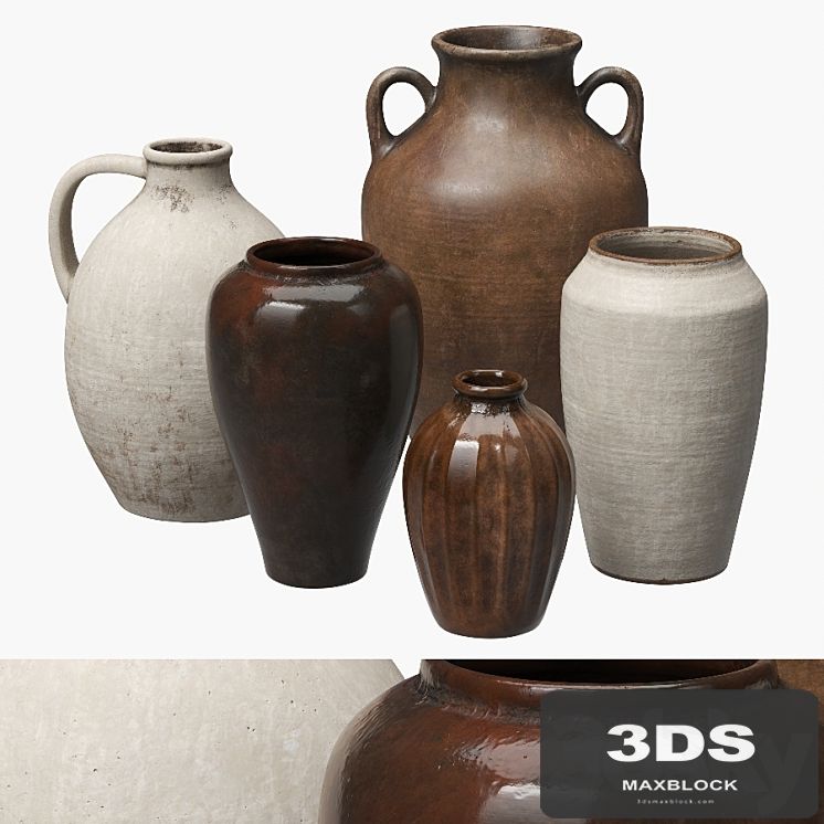 Ceramic vases