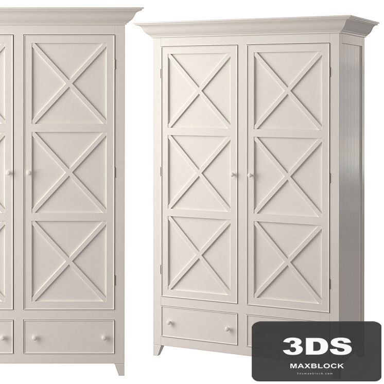Wardrobe with drawers medium La Mer