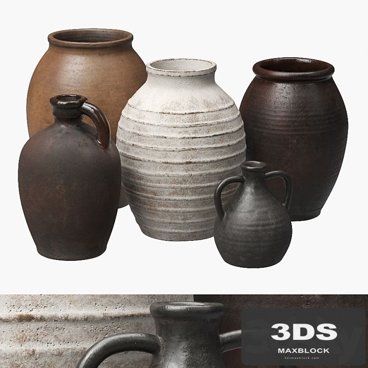 Ceramic vases