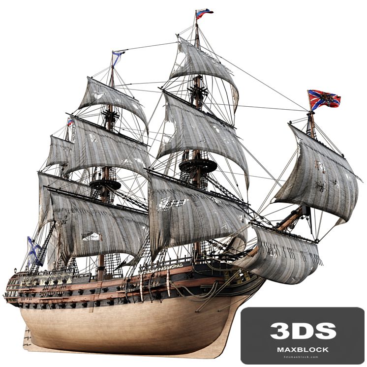 Flagship Peter 1 The Ingermanland 1715