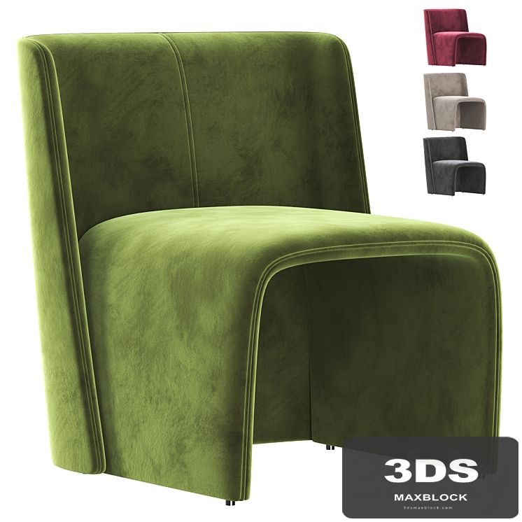 LEGACY Velvet armchair