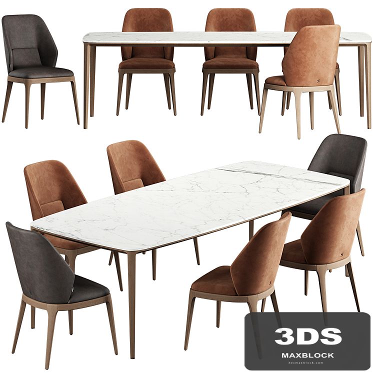 Poliform HENRY Table EMPORIO CHAIR