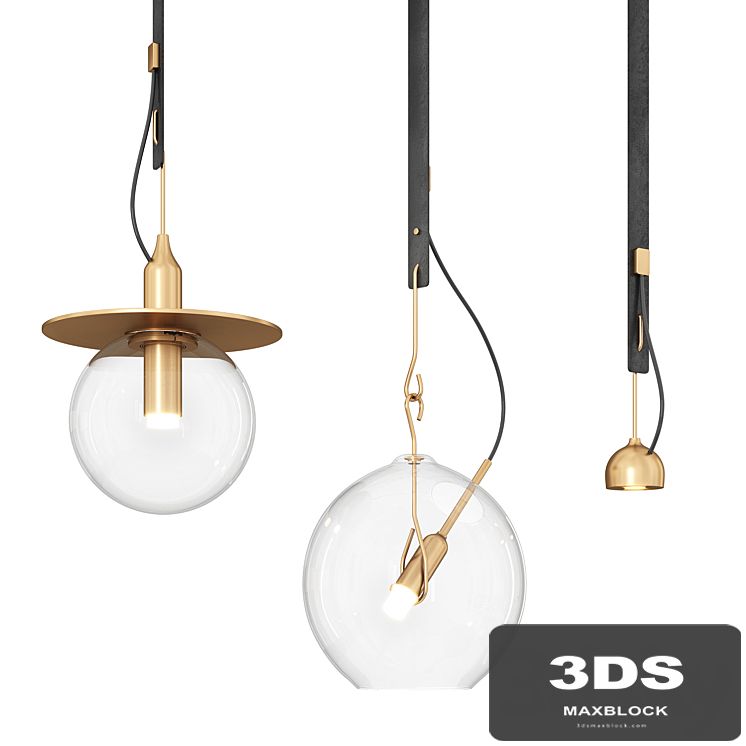 Italian pendant lamp Viabizzuno Sul Sole Va