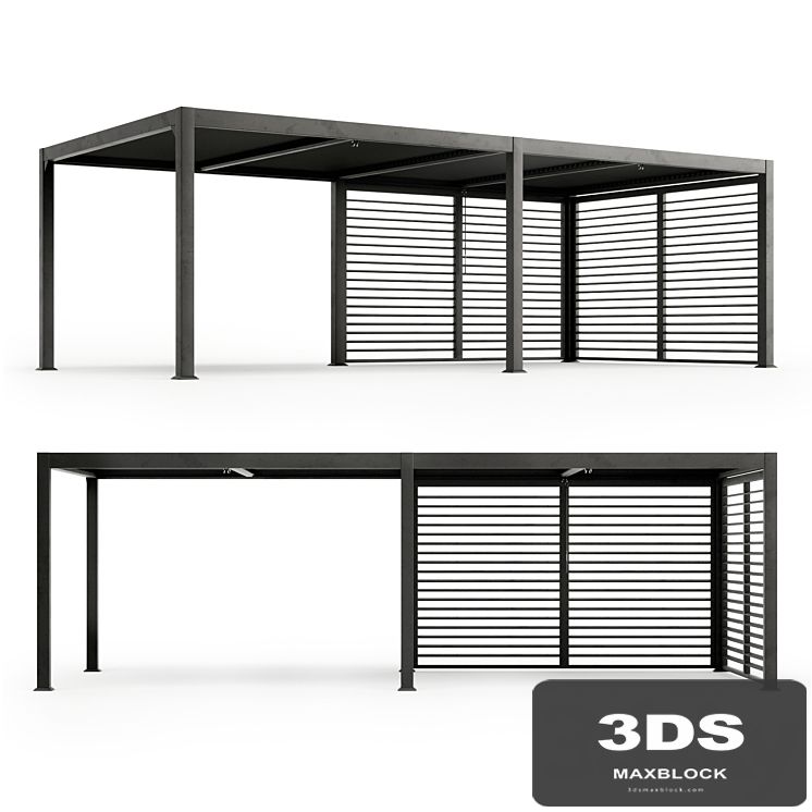 Terrace pergola MARANZA 720cm gray
