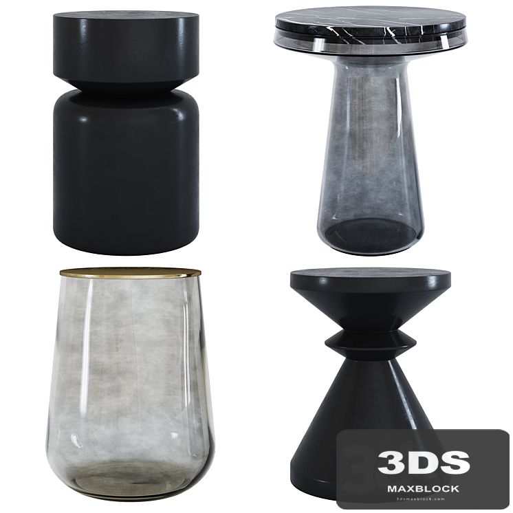 La Redoute coffee side table set 2
