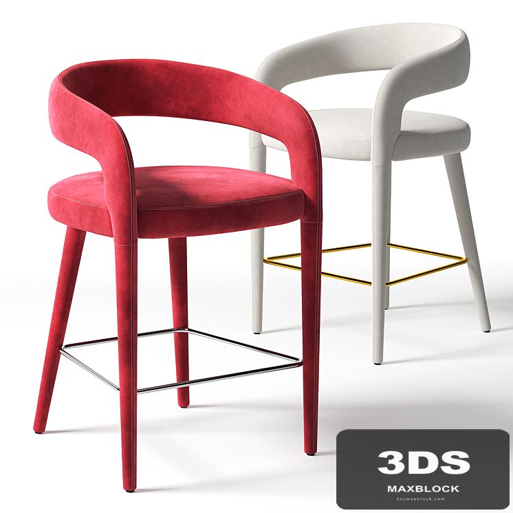Chair LISETTE COUNTER STOOL CB2 exclusive