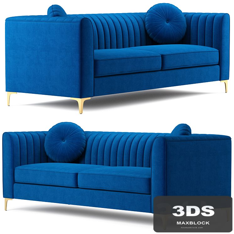 Isabelle Velvet Sofa Meridian Furniture