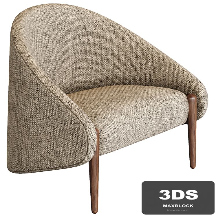 Roche bobois walrus armchair