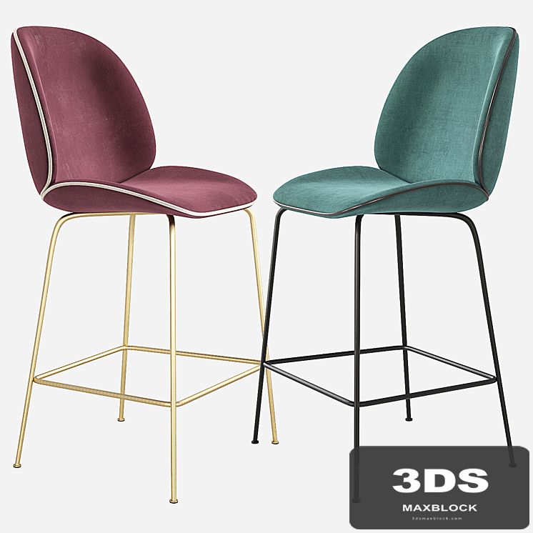 Beetle GUBI Stool Counter Chair