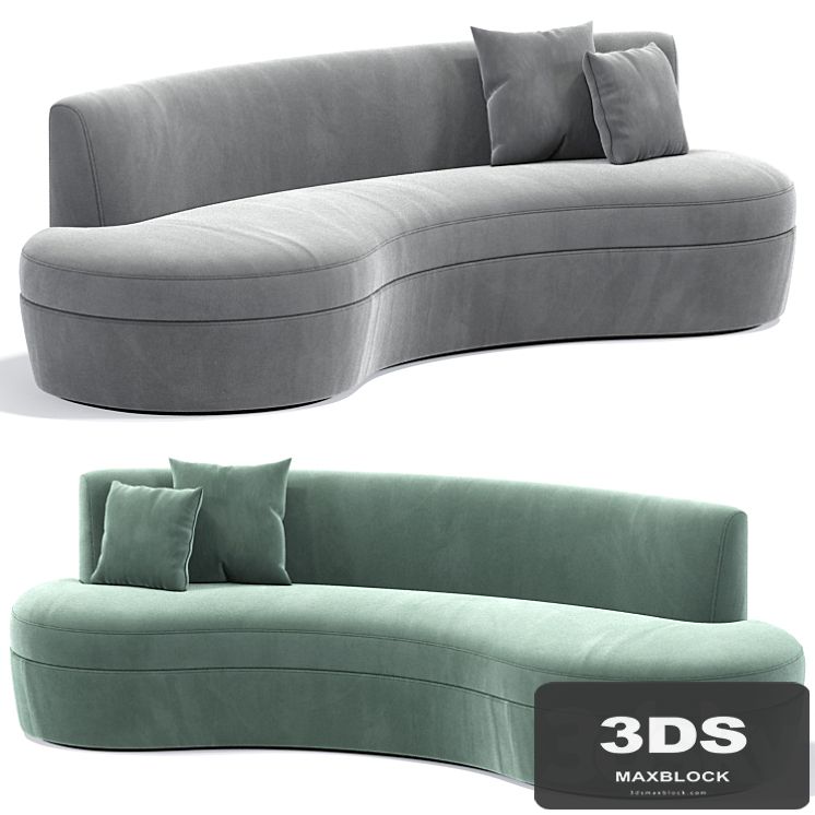 Casamilano curved sofa