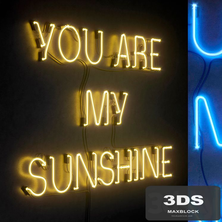 Light modules. Set 40. Neon