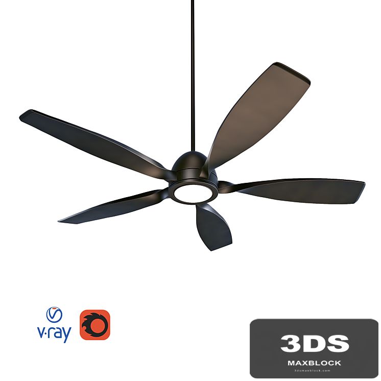 HOLT, ceiling fan from Quorum, USA.