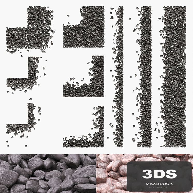Gradient Pebbles Paths 01 (16-54 mm)
