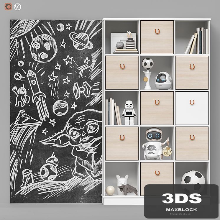Toys and furniture set 93