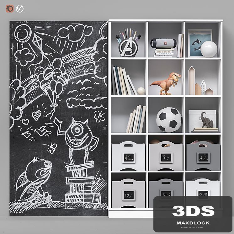 Toys and furniture set 94