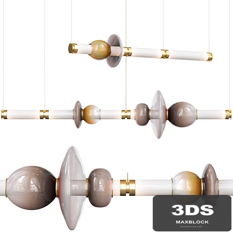 Gabriel Scott Luna Chandelier - Two Tier