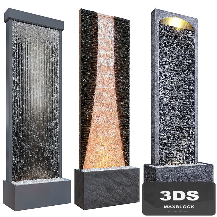 Wall watter waterfall 2