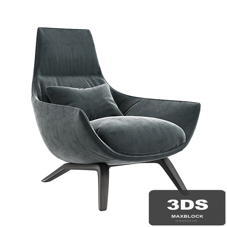 Italian armchair MisuraEmme Ermes