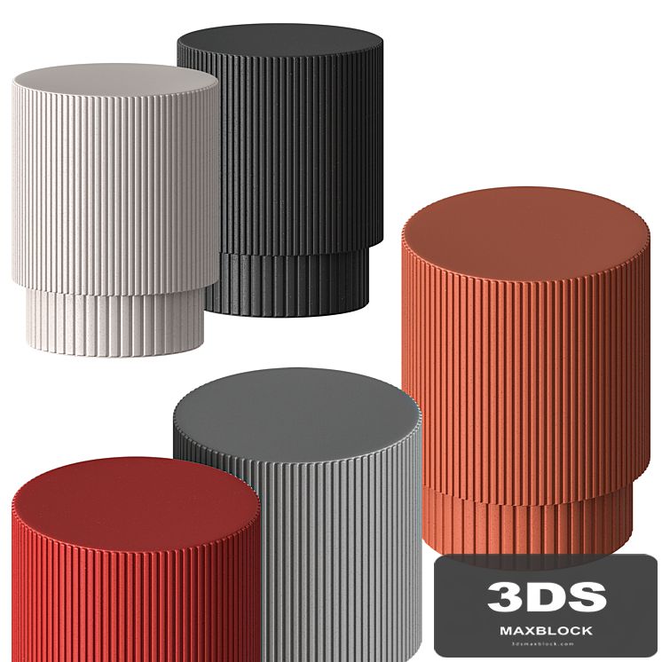 Fluted Side Table West Elm