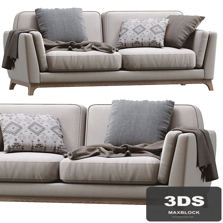 Ceni Volcanic Gray Sofa By Article 2