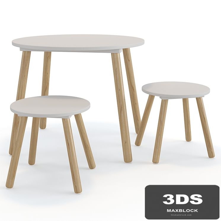 Jimi children's table and stool
