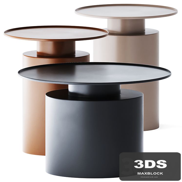 Pillar Coffee Tables by 101 Copenhagen
