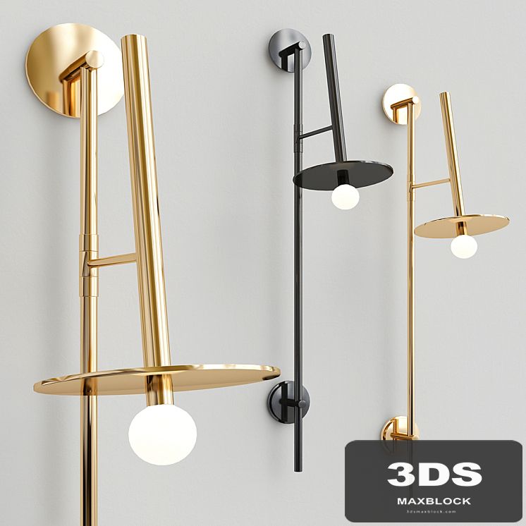 Nodes Large Pivot Wall Sconce