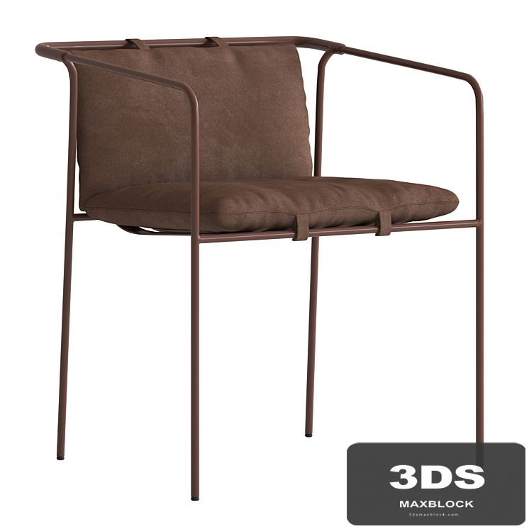 CB2 Navene Bronze Dining Chair