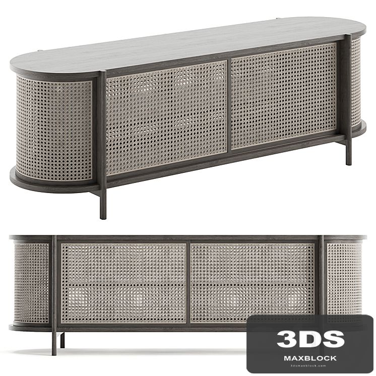 Cane Low cabinet 03