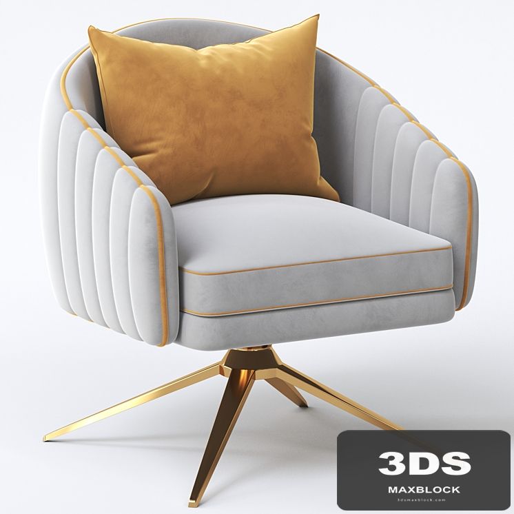Roar Rabbit Pleated Swivel Chair