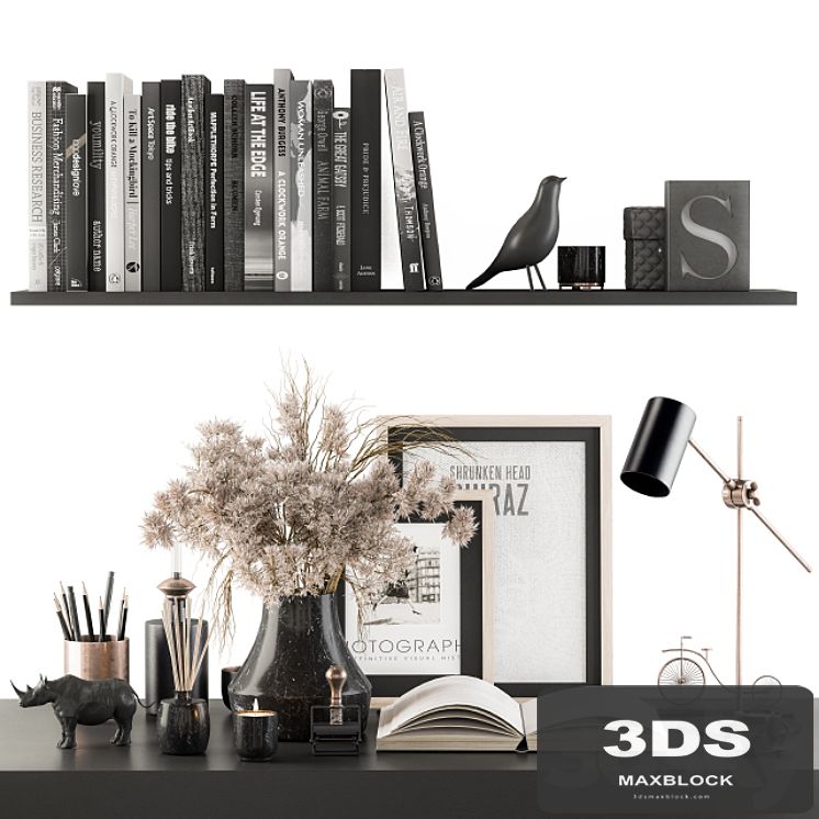 Decorative Set with Bouquet - Set 63