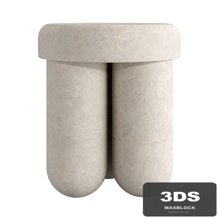 Orsetto 03 stool_side table by Martin Massé