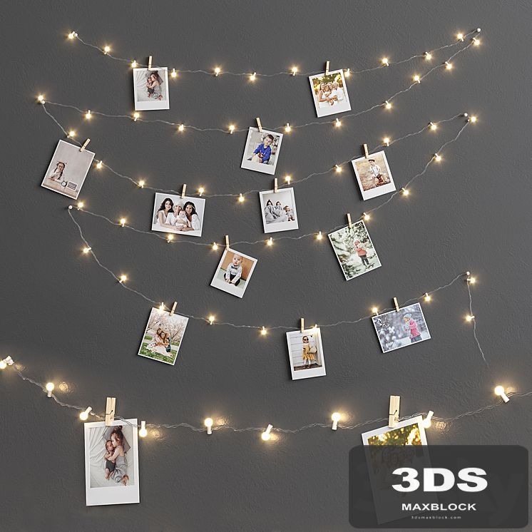 Garland and photos