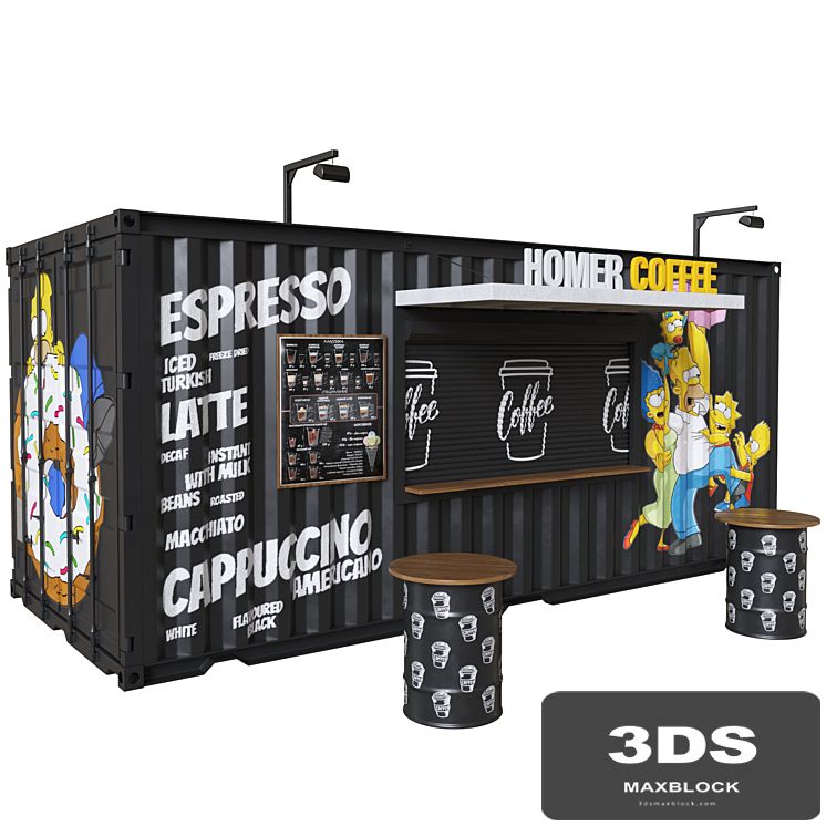 Coffee shop container