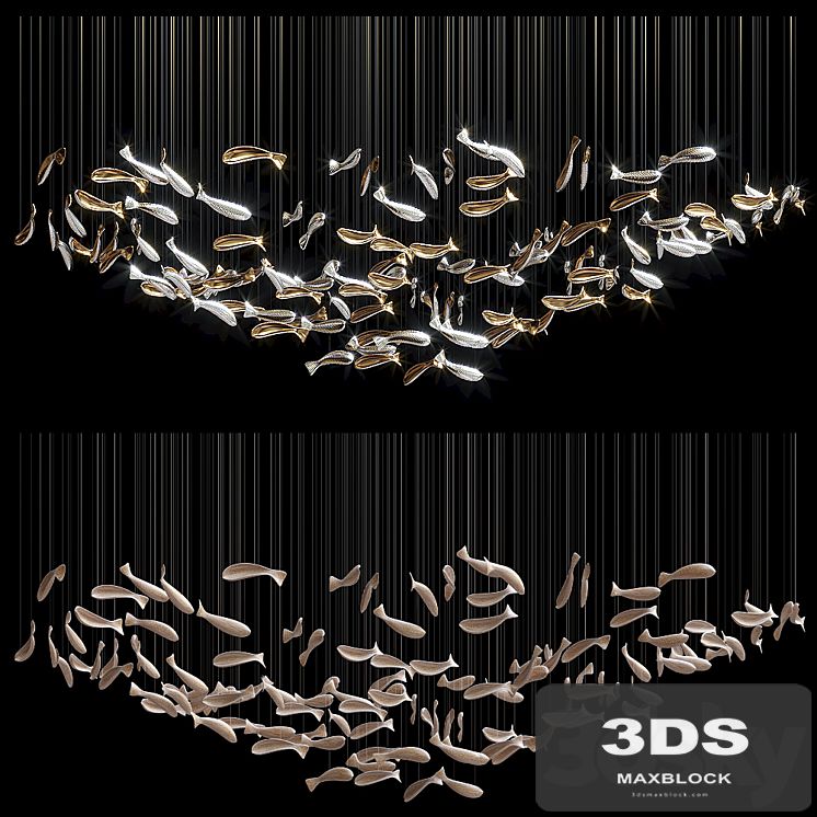 Chandelier Light Vargov - Fish